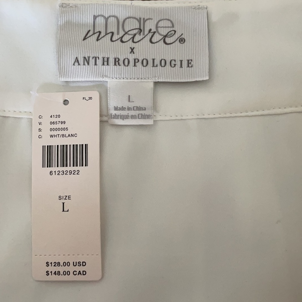 Anthropologie Mare stripe tennis pleated skirt - Picture 5 of 6